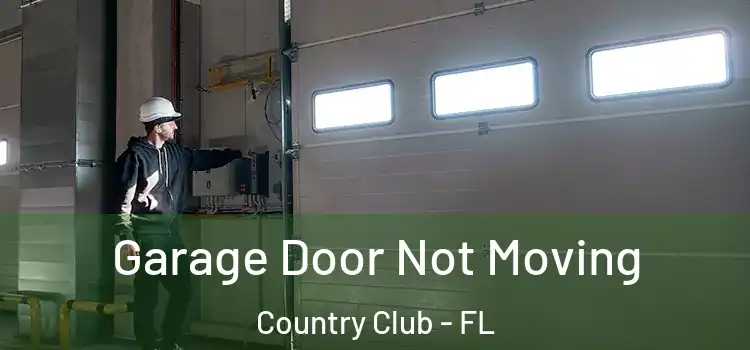  Garage Door Not Moving Country Club - FL