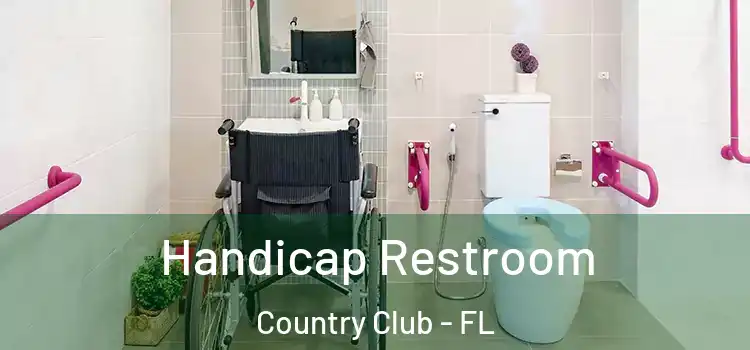  Handicap Restroom Country Club - FL