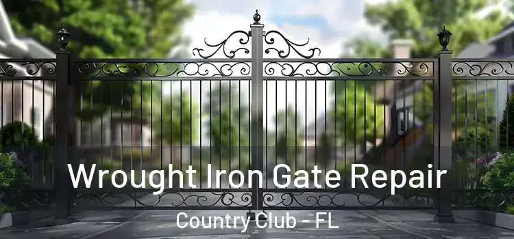 Wrought Iron Gate Repair Country Club - FL
